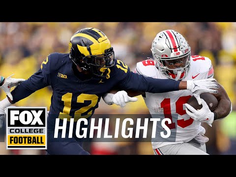 No. 2 Ohio State Buckeyes vs. No. 3 Michigan Wolverines Highlights | CFB on FOX