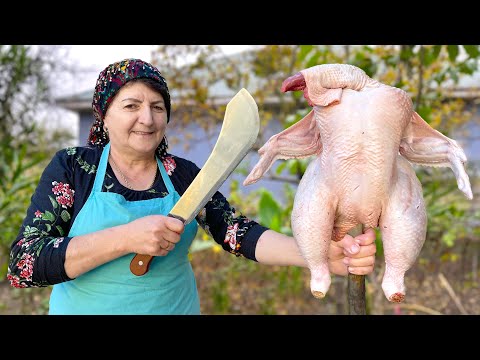 Grandma Roasted a Giant Turkey in the Tandoor!  Prepare to be Amazed by the Outcome!