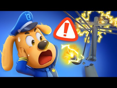 Dangerous Fallen Power Lines⚡| Outdoor Safety | Kids Cartoon | Police Cartoon | Sheriff Labrador