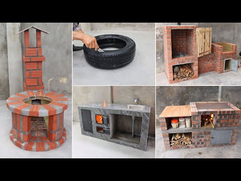 [ 5 ] How to make a beautiful and smart wood stove at home