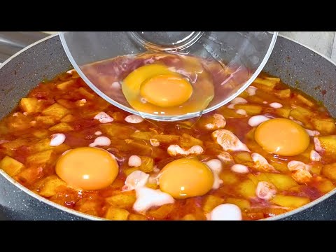 Better than fried potatoes! Ready in 10 minutes! Easy egg and potato recipe