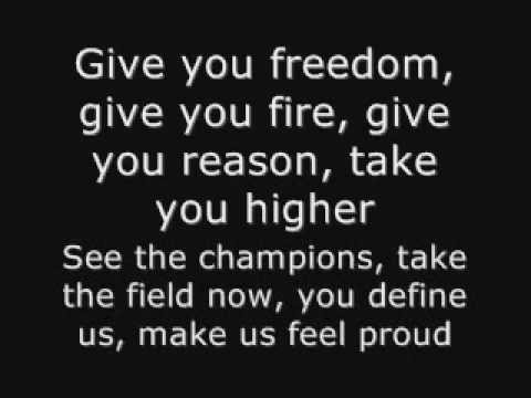 K&acute;naan - Wavin&acute;Flag FIFA World Cup South Africa 2010 Official Theme Song Lyrics