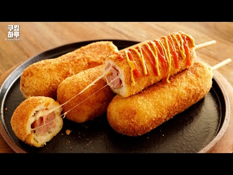 Potatoes instead of Flour! Crispy and soft! Potato Hot Dogs! everyone likes it.