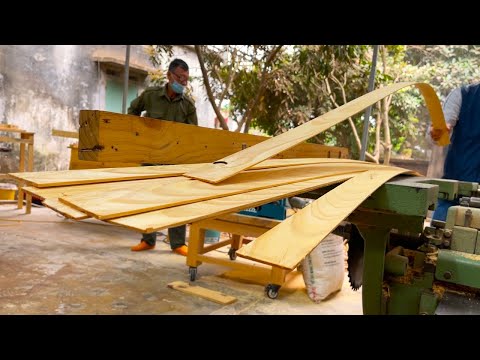 Incredible Decor 1M Subscriber Woodworking Project // Building Wooden Bike with Bending Wooden Strip