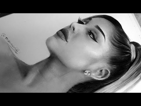 How to draw Ariana Grande (pencil drawing) | Toryart