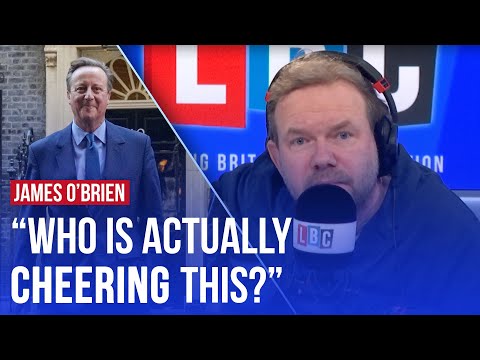 James O'Brien reacts to the 'shocking' return of David Cameron | LBC