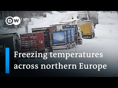 Sweden records temperatures down to -40&deg;C | DW News