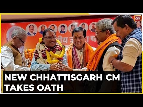 Chhattisgarh CM Oath Ceremony : Vishnu Deo Sai&rsquo;s Sworn In As Chhattisgarh Chief Minister