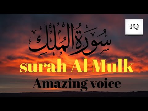 Surah Al Mulk beautiful recitation amazing voice surah Mulk