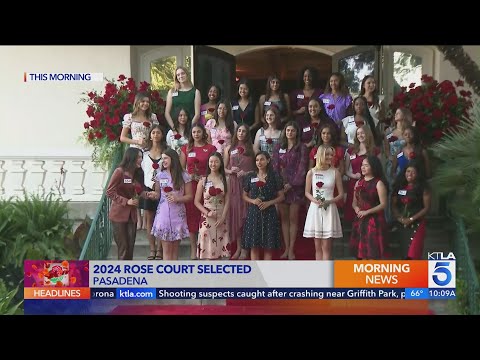 Royal Court selected for 2024 Pasadena Tournament of Roses