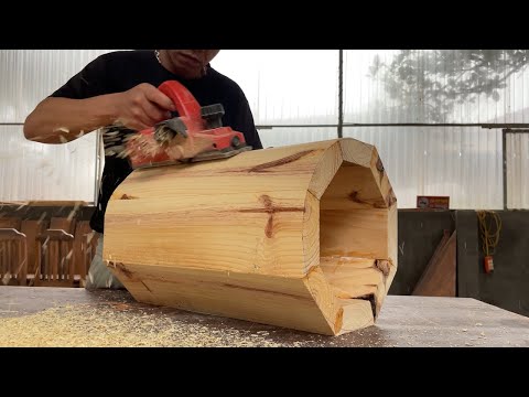 The Most Beautiful Woodworking // Crafting Unique Artistic Tables with Inventive Woodworking Concept