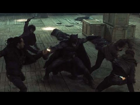 Batman Hand-to-Hand Combat Scene | Warehouse Scene | Batman vs Superman