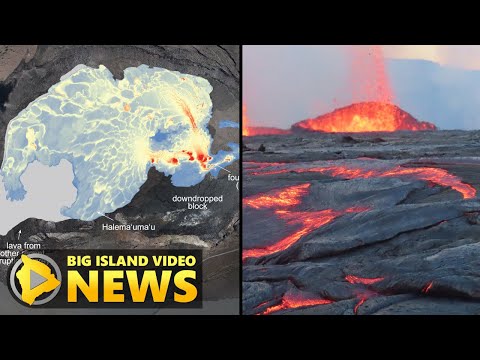 Kilauea Volcano Eruption Update, New Summit Lava Mapped (Sep. 12, 2023)