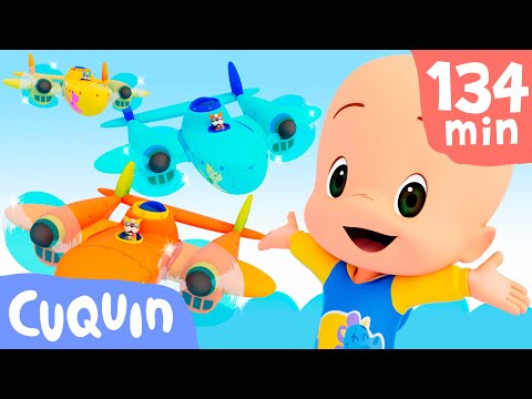 Colorful Airplanes balloons and more educational videos | videos &amp; cartoons for babies