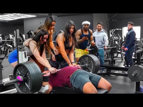 Elite Lifter 1 Rep Max Fail Prank on Gym Girls&hellip;👀