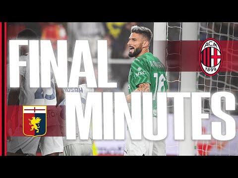 The Final Minutes | Pulisic scores, Giroud saves | Genoa v AC Milan