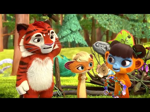 Leo and Tig 🦁 The Guiding Arrow 🐯 Best episodes 🦁 Funny Family Good Animated Cartoon for Kids