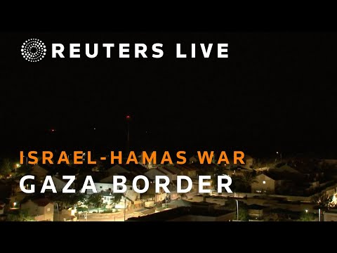 LIVE: View over Israel-Gaza border as seen from Israel