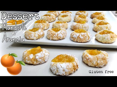 ALMOND AND ORANGE DESSERT🍊 easy and very soft gluten free pastries🍊ALMOND AND ORANGE DESSERT