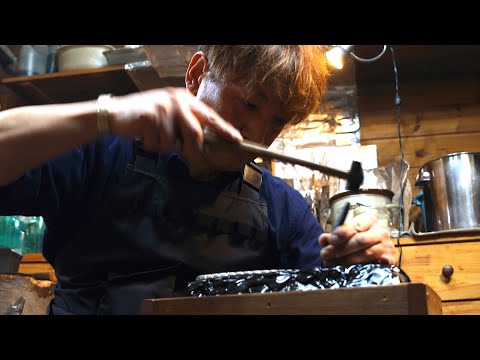 Hammering 500,000 times!? The process of making a Japanese smoking pipe / kiseru.