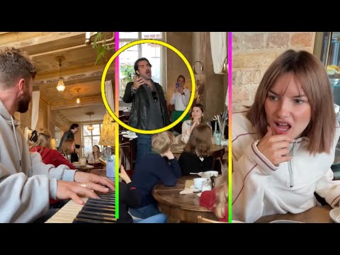 A famous OPERA SINGER joins me in a CAF&Eacute; 🤯🤯