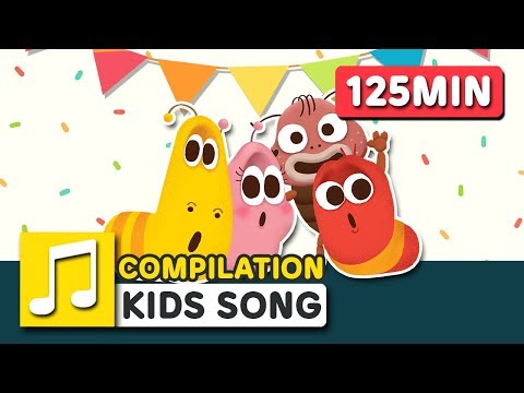 ABC PHONICS SONG AND OTHER SONGS  | 125MIN | LARVA KIDS | SUPER BEST SONGS FOR KIDS