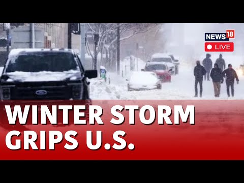 Powerful Winter Storm In US Unleashes Snow, Freezing Temperatures LIVE | USA News LIVE | N18L