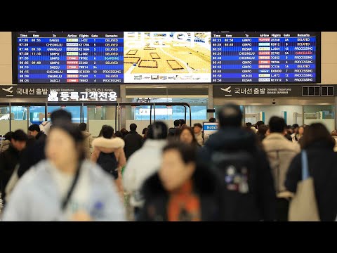 전국이 '꽁꽁'&hellip;제주공항 결항 등 하늘길&middot;뱃길 차질 / 연합뉴스TV (YonhapnewsTV)