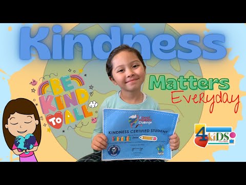 The Great Kindness Challenge | Create a Culture of Kindness and Compassion | 4kiDSTelevision