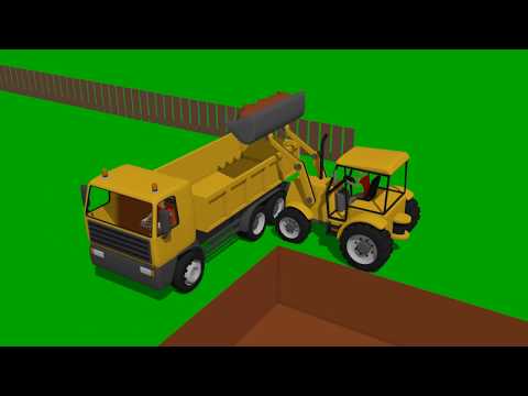 Mini Excavator, Bulldozer and other Construction vehicles for KIDS and BABIES | Fairy tales Vehicles