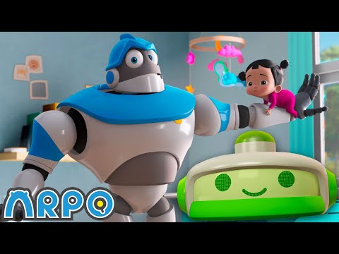 Arpo Robot Babysitter | Nap Time! | Funny Cartoons for Kids | Arpo the Robot