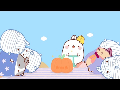 HORROR PARTY WITH MOLANG ! 👻 Funny Compilation For Kids