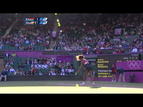 S. Williams (USA) v Azarenka (BLR) Women's Tennis 1st Round Replay - London 2012 Olympics