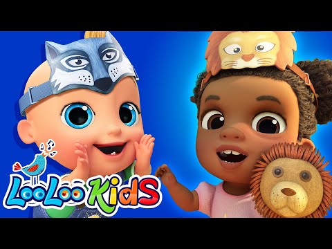 Wild Animal Sounds more Nursery Rhymes and Children Songs With LooLoo Kids!