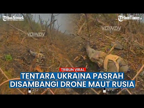 Nahas! Detik-detik Tentara Ukraina Dihantam Drone FPV Rusia Hingga Kehilangan Nyawa