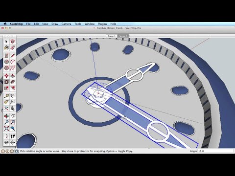 SketchUp Training Series: Rotate tool