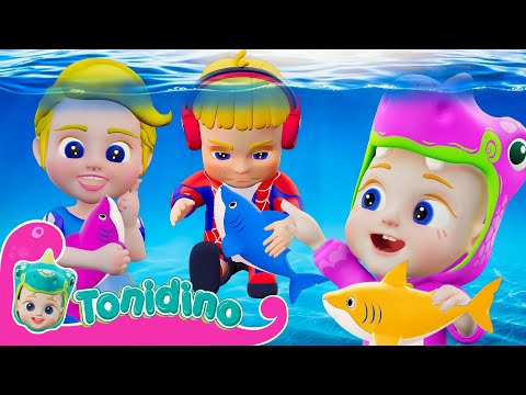 Sailor Went to Sea beautiful time | Bath Baby Shark Color Song| Tonidino Nursery Rhymes &amp; Kids Songs