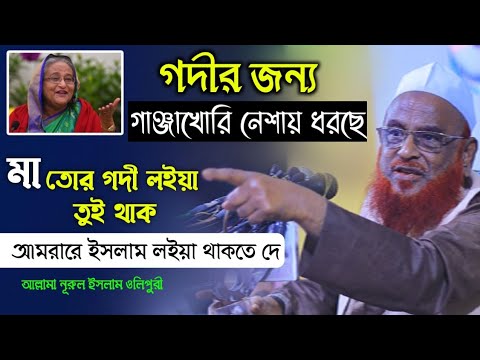 তোর গদী লইয়া তুই থাক আমার ইসলাম লইয়া থাকতে দে। আল্লামা নূরুল ইসলাম ওলীপুরী। Nurul Islam Olipuri