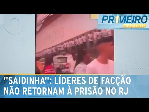 RJ: 250 detentos n&atilde;o retornaram &agrave; pris&atilde;o ap&oacute;s &ldquo;saidinha&rdquo; de Natal | Primeiro Impacto (03/01/24)