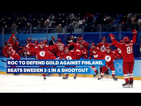 ROC 🆚 Sweden 🏒 Dramatic Penalty Shootout!  | Highlights Men's Ice Hockey Beijing 2022