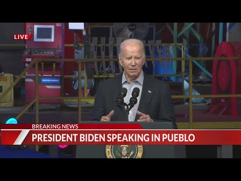 Full remarks: President Biden talks economy, clean energy in Colorado