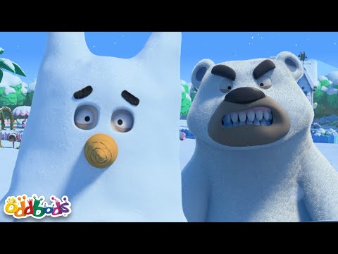 The Secret Snowman! | Oddbods | Christmas Cartoons for Kids!