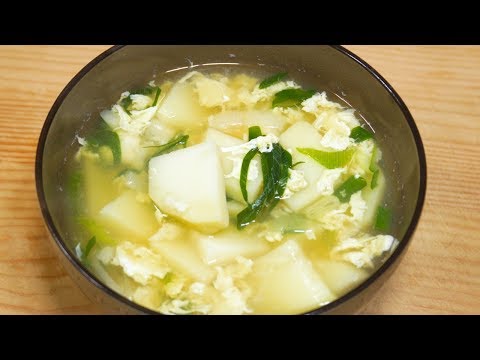 [Korean Food] Potato soup with Egg