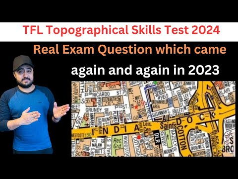 TFL Topographical skills Test 2024 | Real Exam Question December 2023 , Black wall tunnel,sa pco