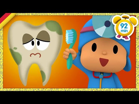 🦷 POCOYO DEUTSCH - Beim Zahnarzt [ 92 minuten ] | CARTOONS und SERIEN f&uuml;r KINDER