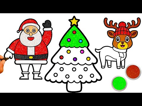 Christmas Tree Drawing | Learning Videos For Kids | Tum Tum Kids TV