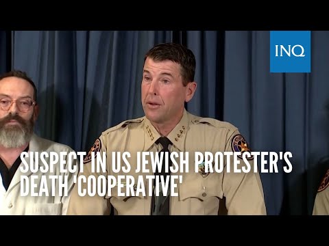 Suspect in US Jewish protester's death 'cooperative'