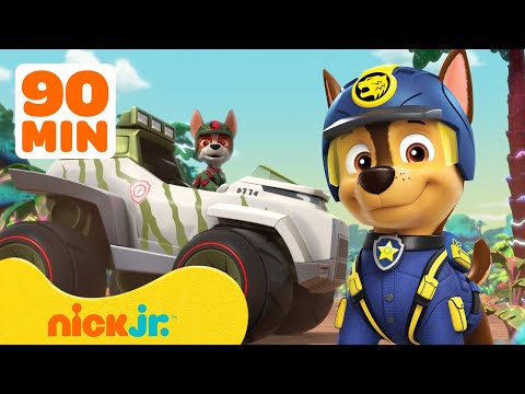 PAW Patrol Ultimate Rescue Missions! w/ Chase, Tracker &amp; Marshall | 90 Minute Compilation | Nick Jr.