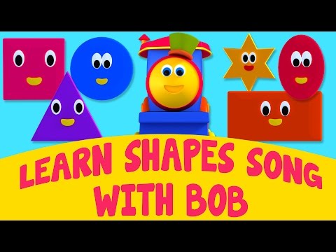 Bob The Train - Learn Shapes Song With Bob | Shapes Song | Adventure with Shapes Bob the train