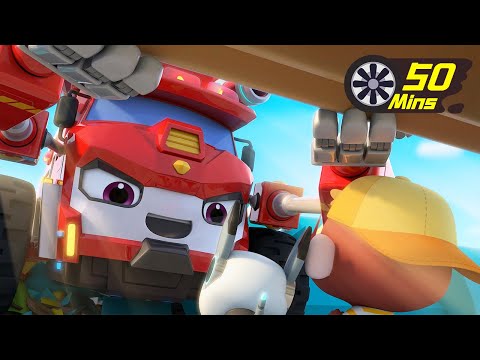 Earthquake Rescue Team | Rescue Robot Dog🐾 | Monster Truck | Kids Songs | BabyBus - Cars World